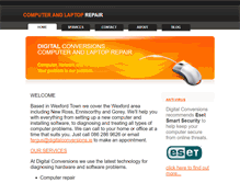 Tablet Screenshot of digitalconversions.ie